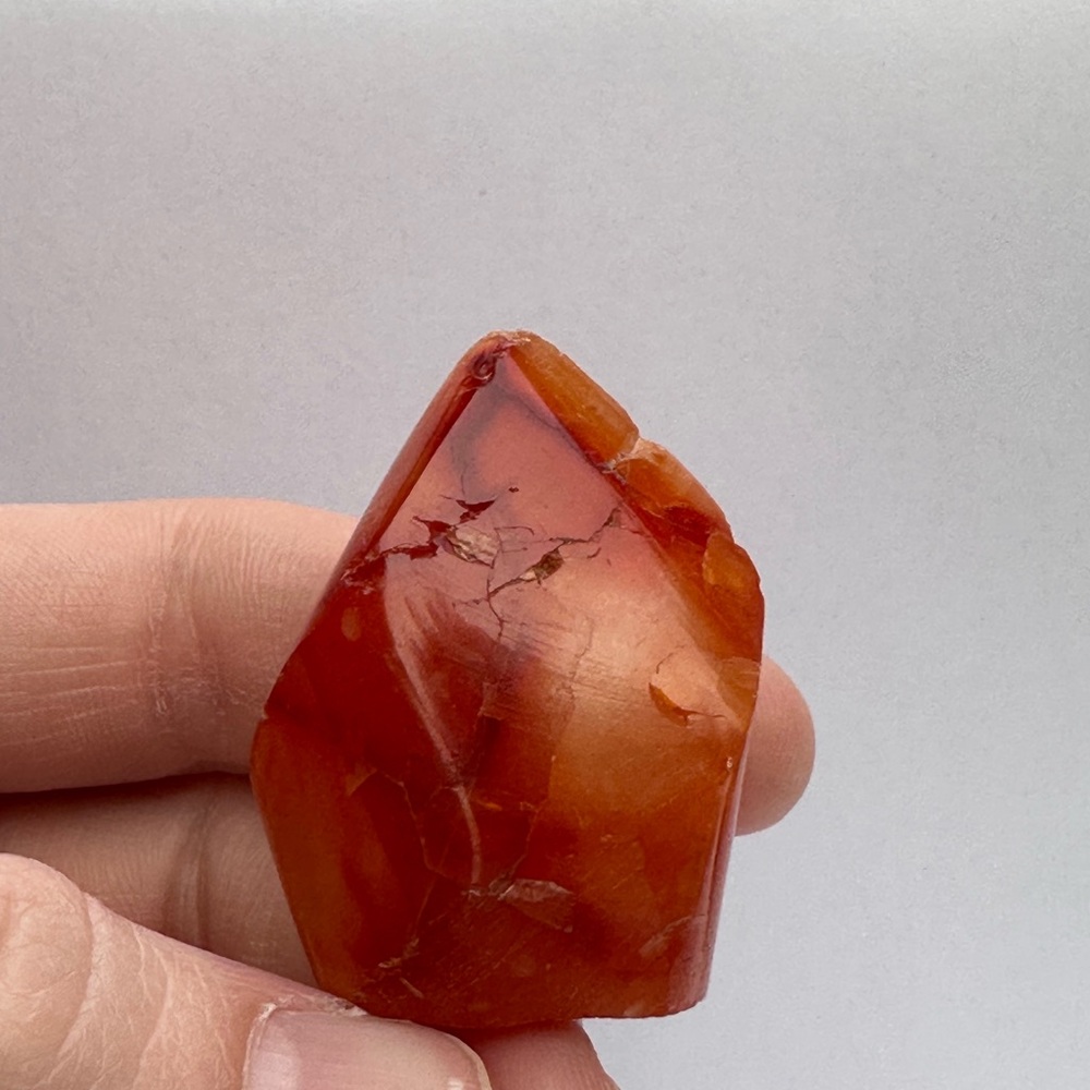 Carnelian Flame Carving - Picture 4 of 4